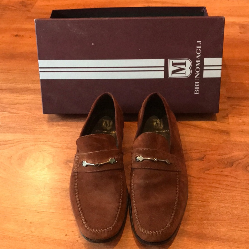 Bruno Magli Suede Loafers